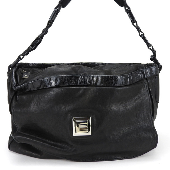 CELINE Black Leather Shoulder Bag - Picture 1 of 11
